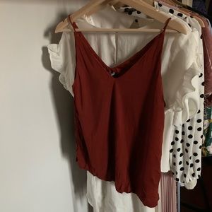 Rust-coloured Cami